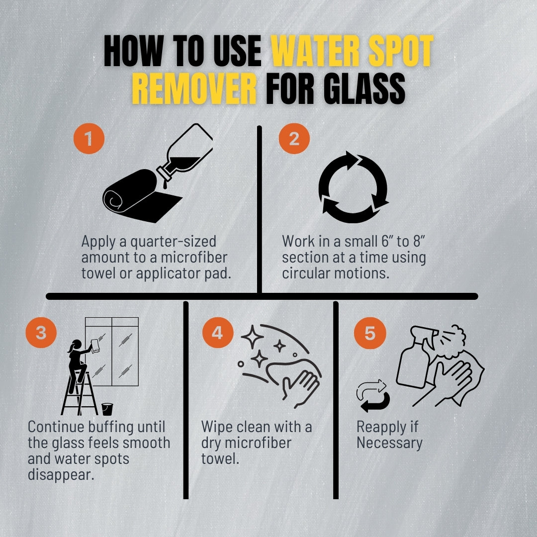 Water Spot Remover for Glass